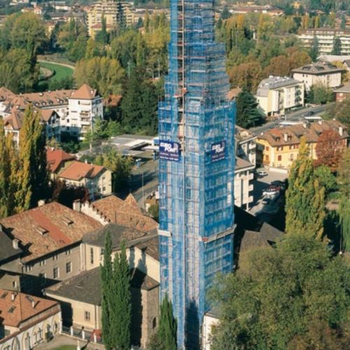 6 Restauro campanile chiesa S. Vigilio MERANO Restauro Palazzo Arci vescovile Trento