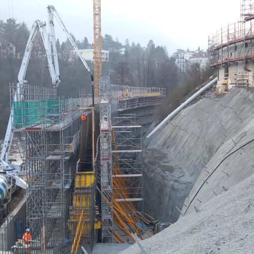 Puntellazione circonvallazione Merano febbraio 2025 Referenzen